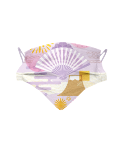 【プラチナスターライト】ランチェスター3層保護マスク 花火模様 20個入り